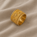 Inel opulent auriu