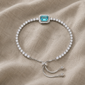 Brățară moissanit din argint 925 sterling