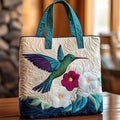 Geantă moale - Colibri și inel alb