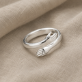 Inel reglabil de dragoste din argint 925 sterling
