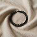 Brățară gotică statement cu onix