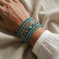 Set de bijuterii boho cu turcoaz