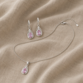 Set bijuterii Rosalith Lumen Twist | Aur alb