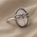 Inel radiant opal