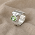 Inel radiant pastoral cu zirconiu