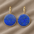 Cercei vintage versatili cu lapis lazuli